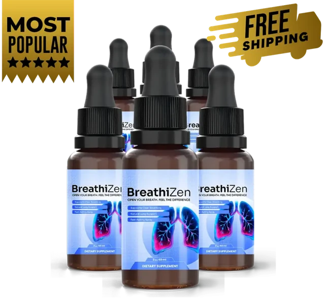 6 bottles of BreathiZen oral spray